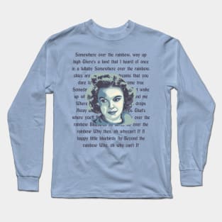 Judy Garland Portrait Long Sleeve T-Shirt